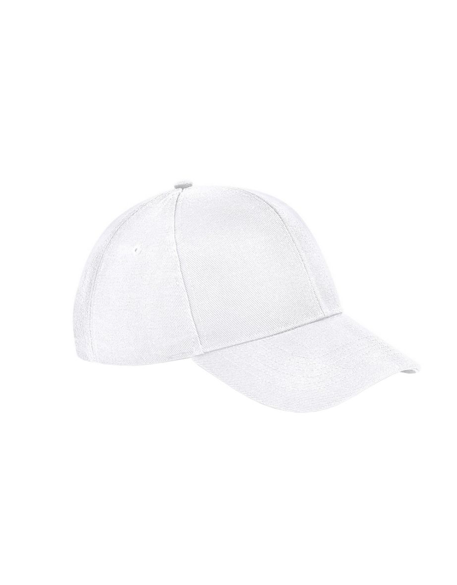 Beechfield Unisex Ultimate 6 Panel Cap - White