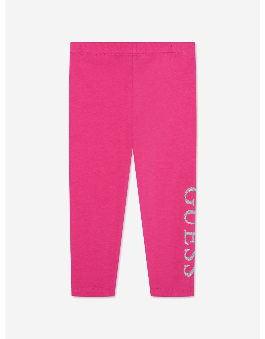 GUESS Girls' Logo Leggings