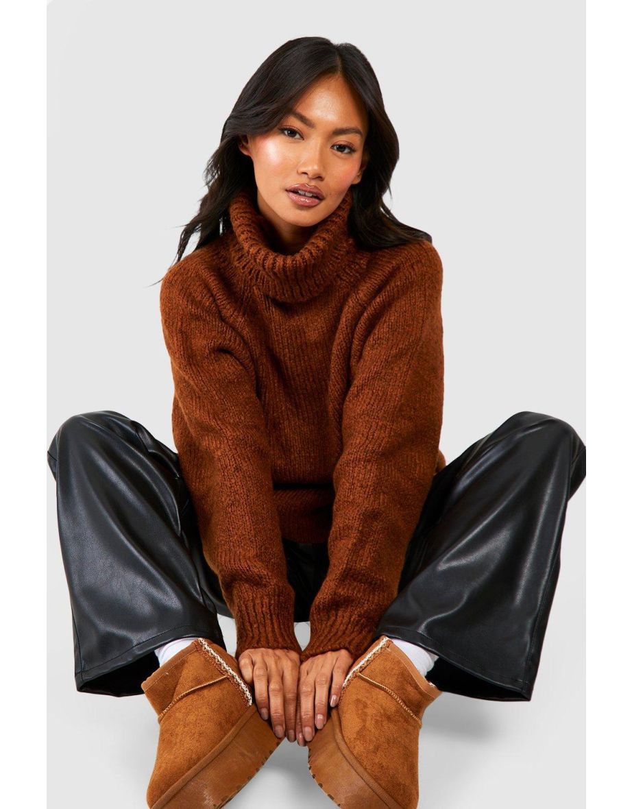 Oversized Roll Neck Jumper