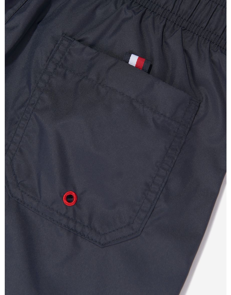 Tommy Hilfiger Boys Medium Drawstring Swim Shorts in Navy - 3
