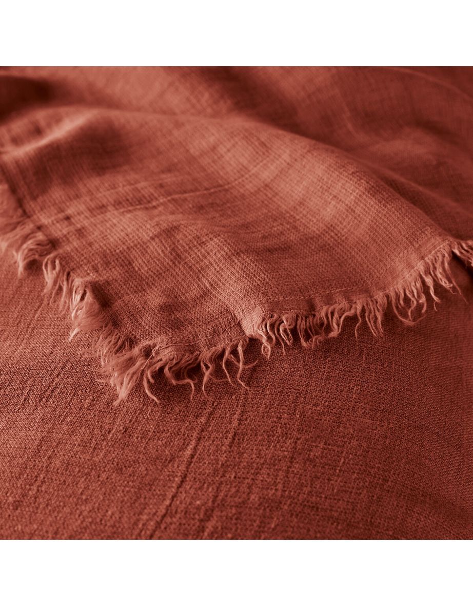 Linange 100% Washed Linen Bedspread - 4