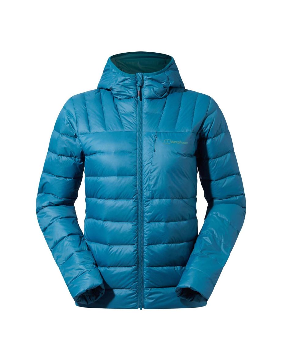 Women's Berghaus Silksworth Hooded Down Jacket in Turquoise