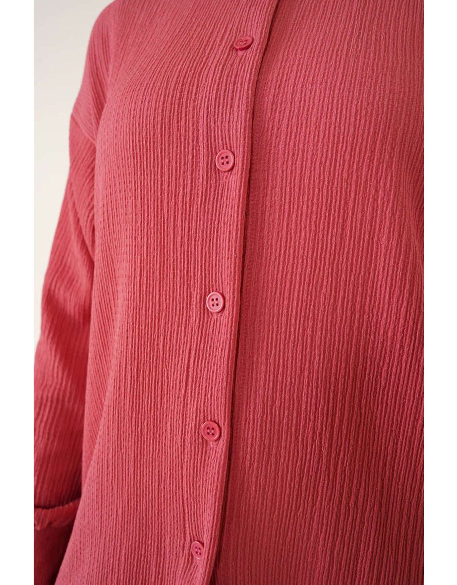 Knitted Two Piece Set - Pale Pink - 3