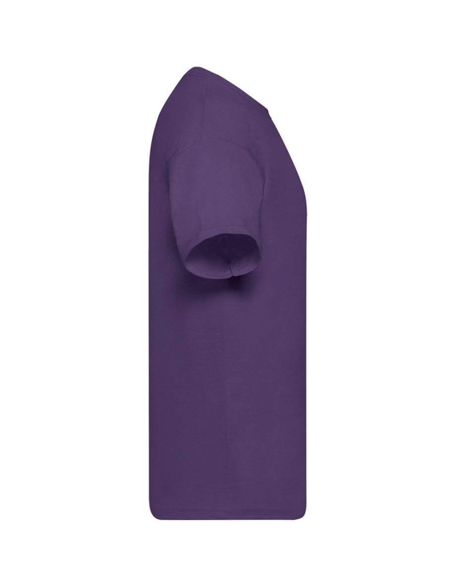 Fruit Of The Loom Mens Original Short Sleeve T-Shirt - Purple - 2