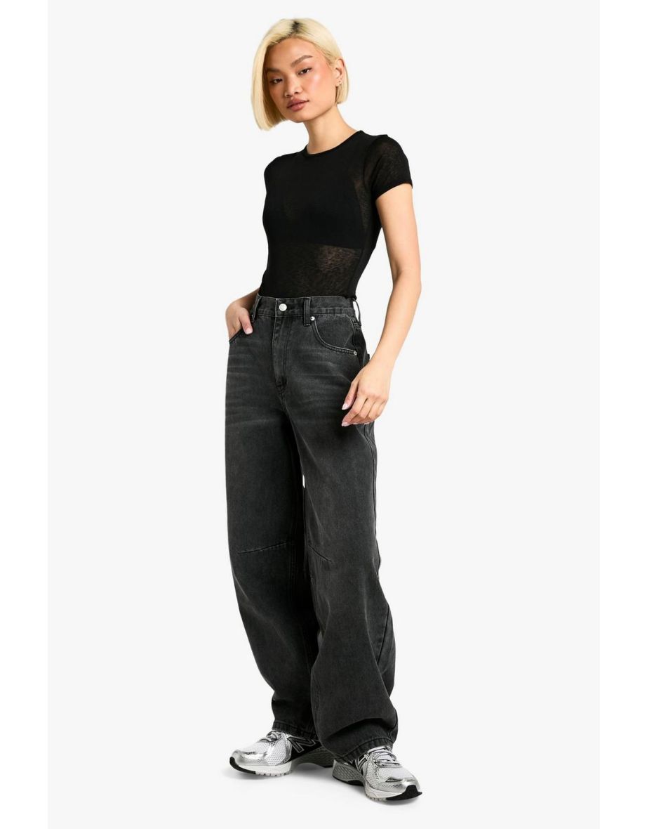 Seam Detail Tapered Jean
