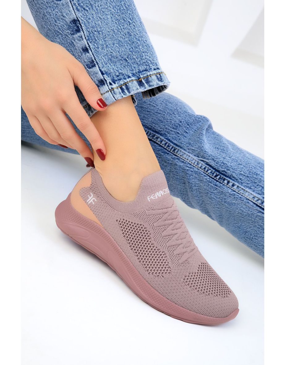 Salmon Women's Sneakers - 4