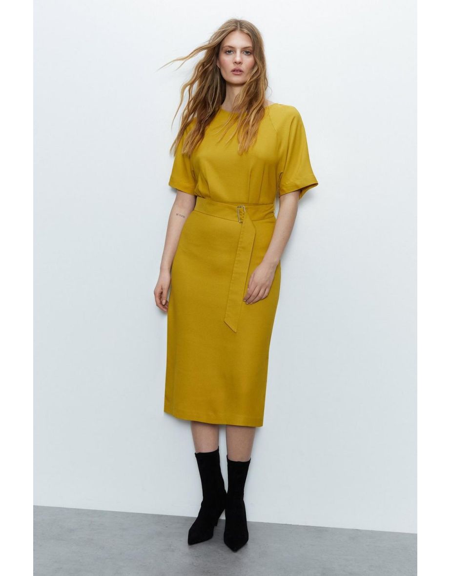 Raglan Sleeve Soft Shift Dress