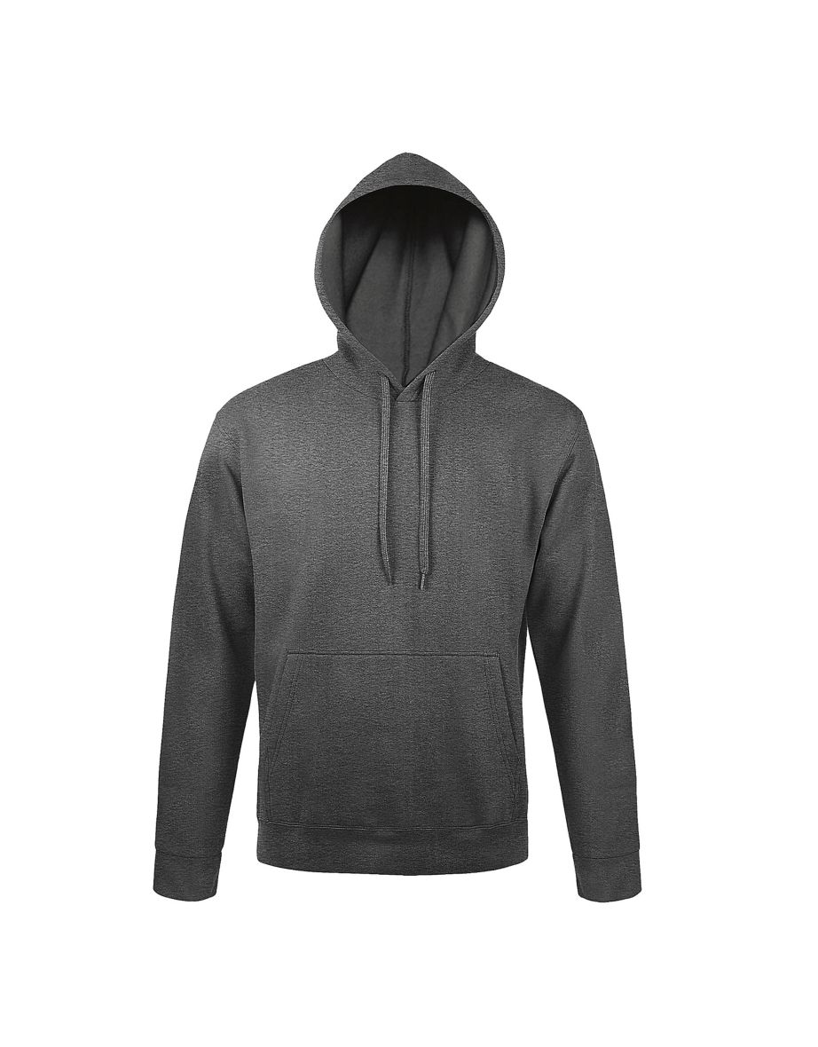 SOLS Snake Unisex Hooded Sweatshirt / Hoodie - Charcoal Marl