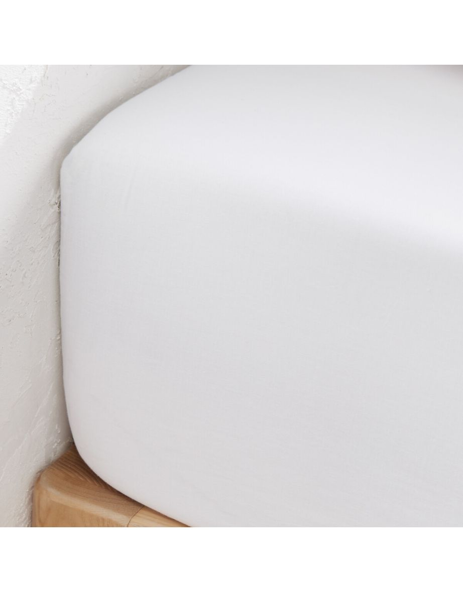 Scenario Cotton Percale Fitted Sheet, 40cm Flap - 2