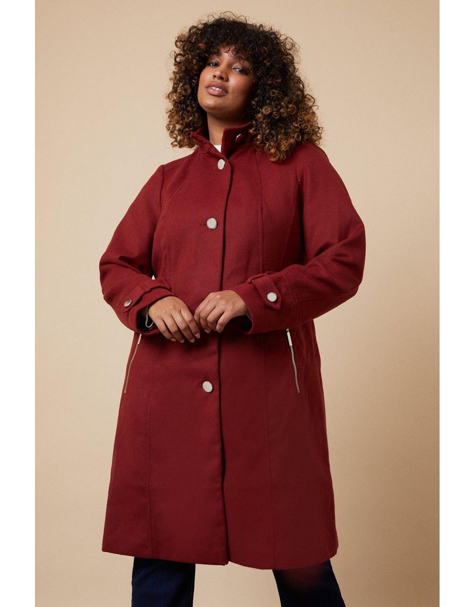 Wallis funnel sale coat