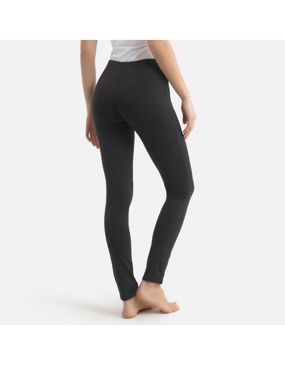 Elasticated Waist Cotton Leggings - 6