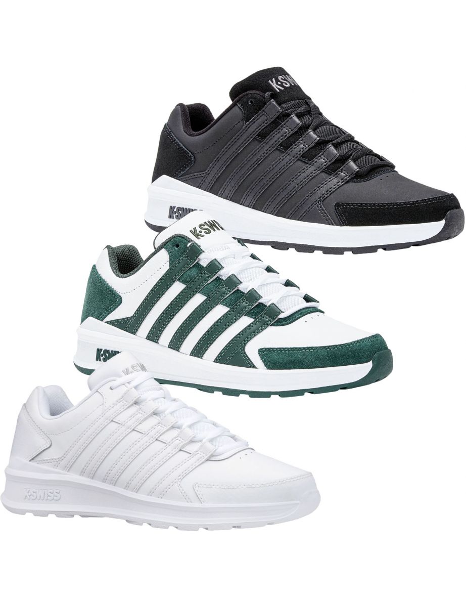 K swiss leather best sale trainers