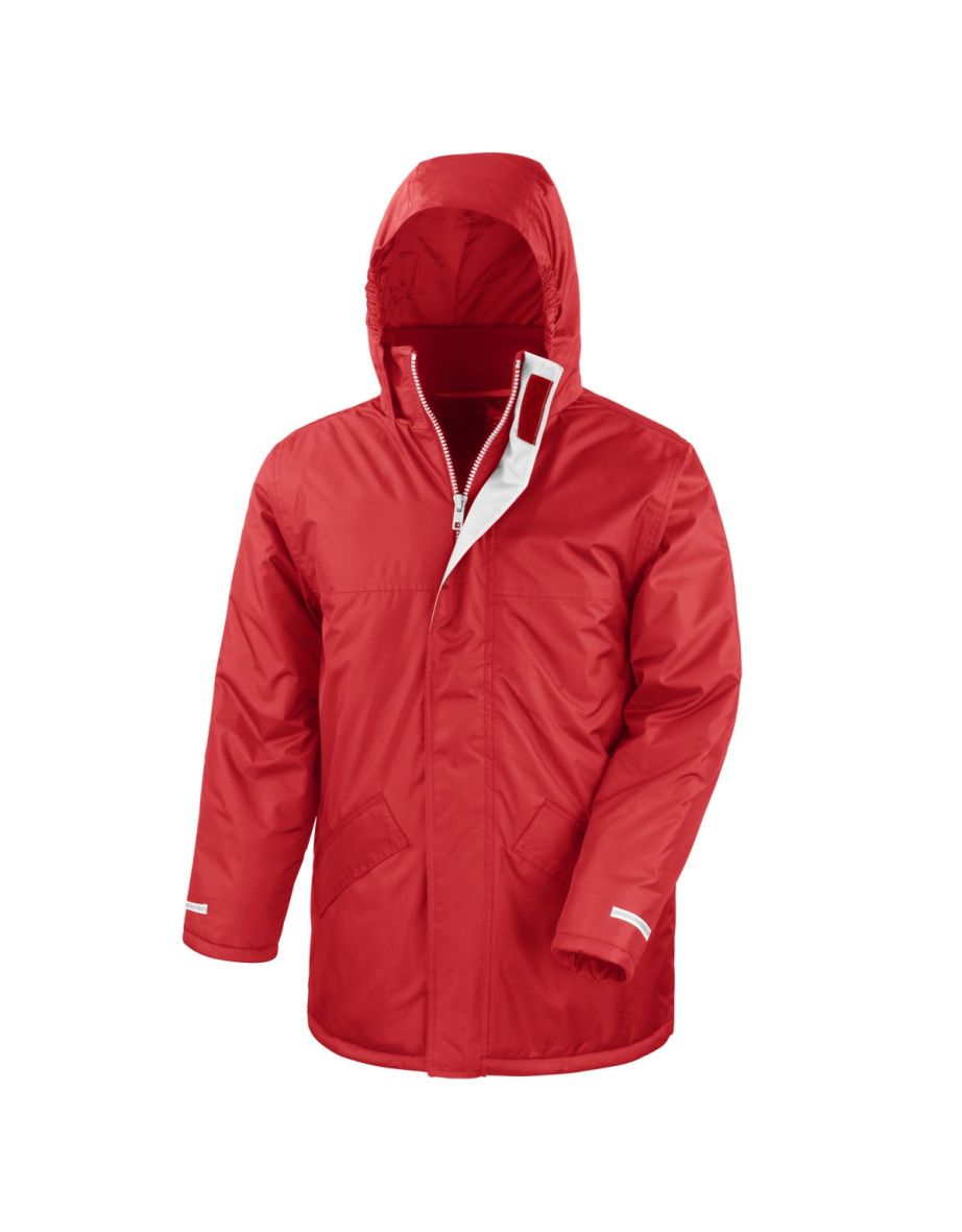 Result Mens Core Winter Parka Waterproof Windproof Jacket - Red - 1