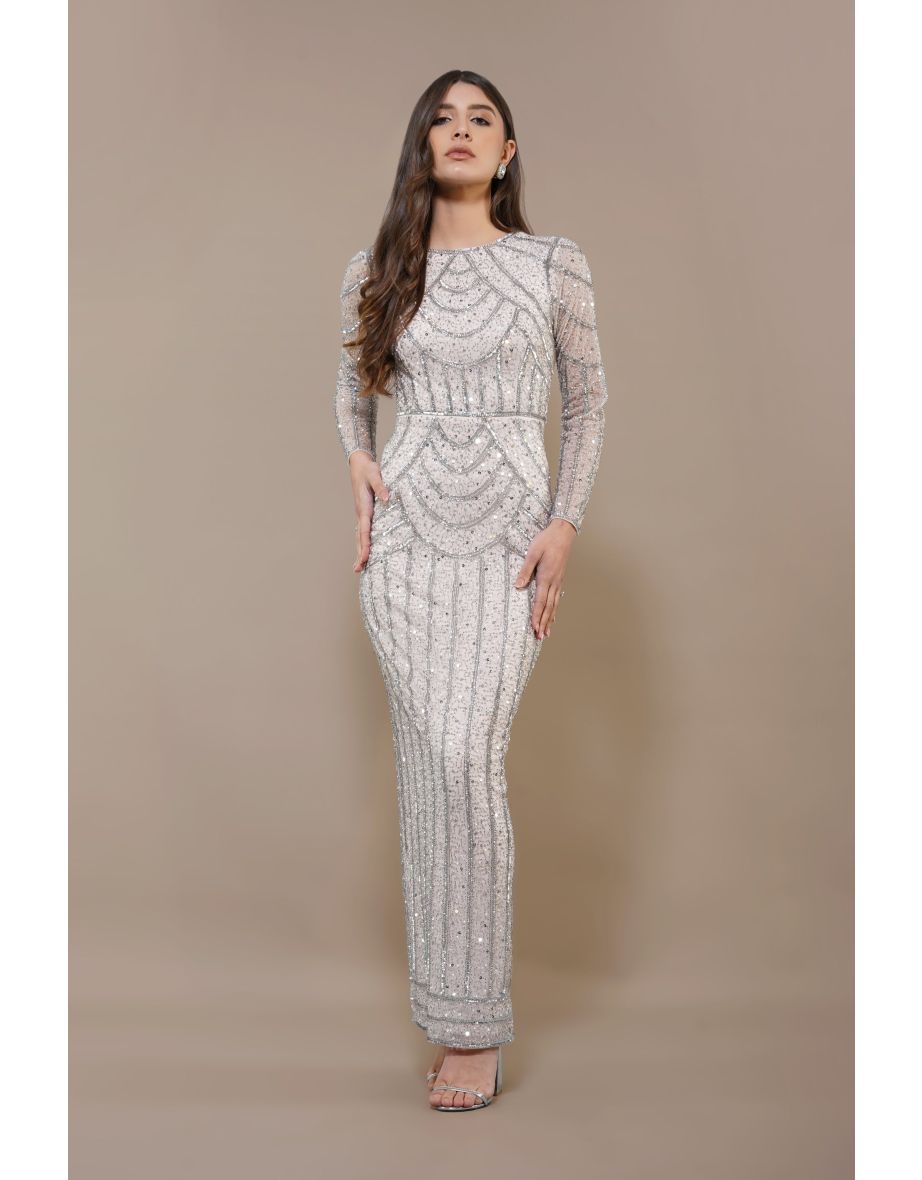 Ellis Maxi Dress in Powder Pink