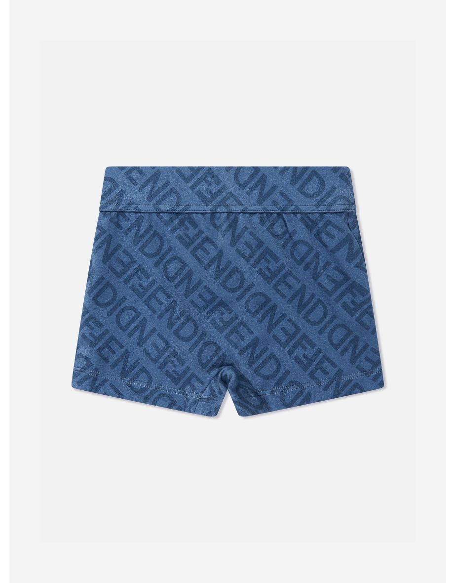 Fendi logo cheap swim shorts