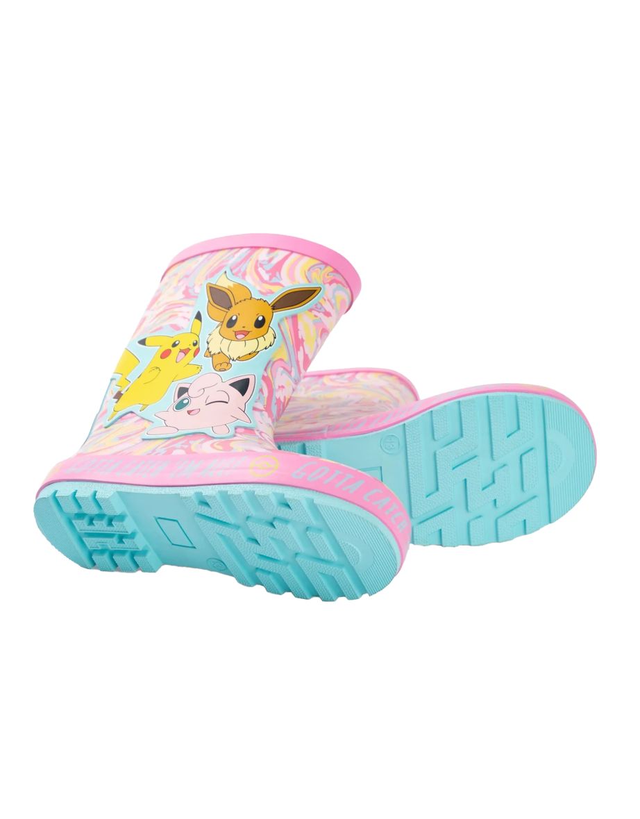 Pokemon Girls Characters Wellington Boots - Multicoloured - 3