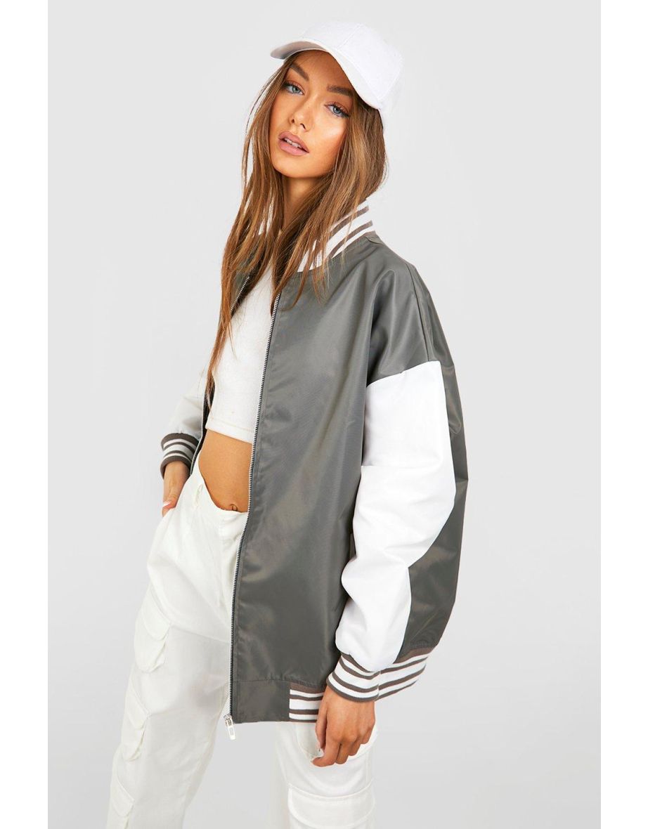 Oversized colour 2025 block jacket