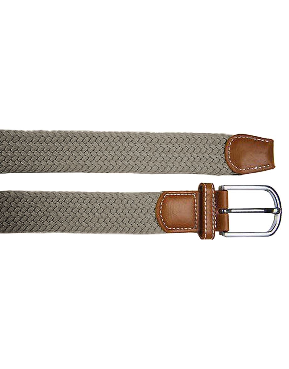 Asquith & Fox Mens Woven Braid Stretch Belt - Slate - 1
