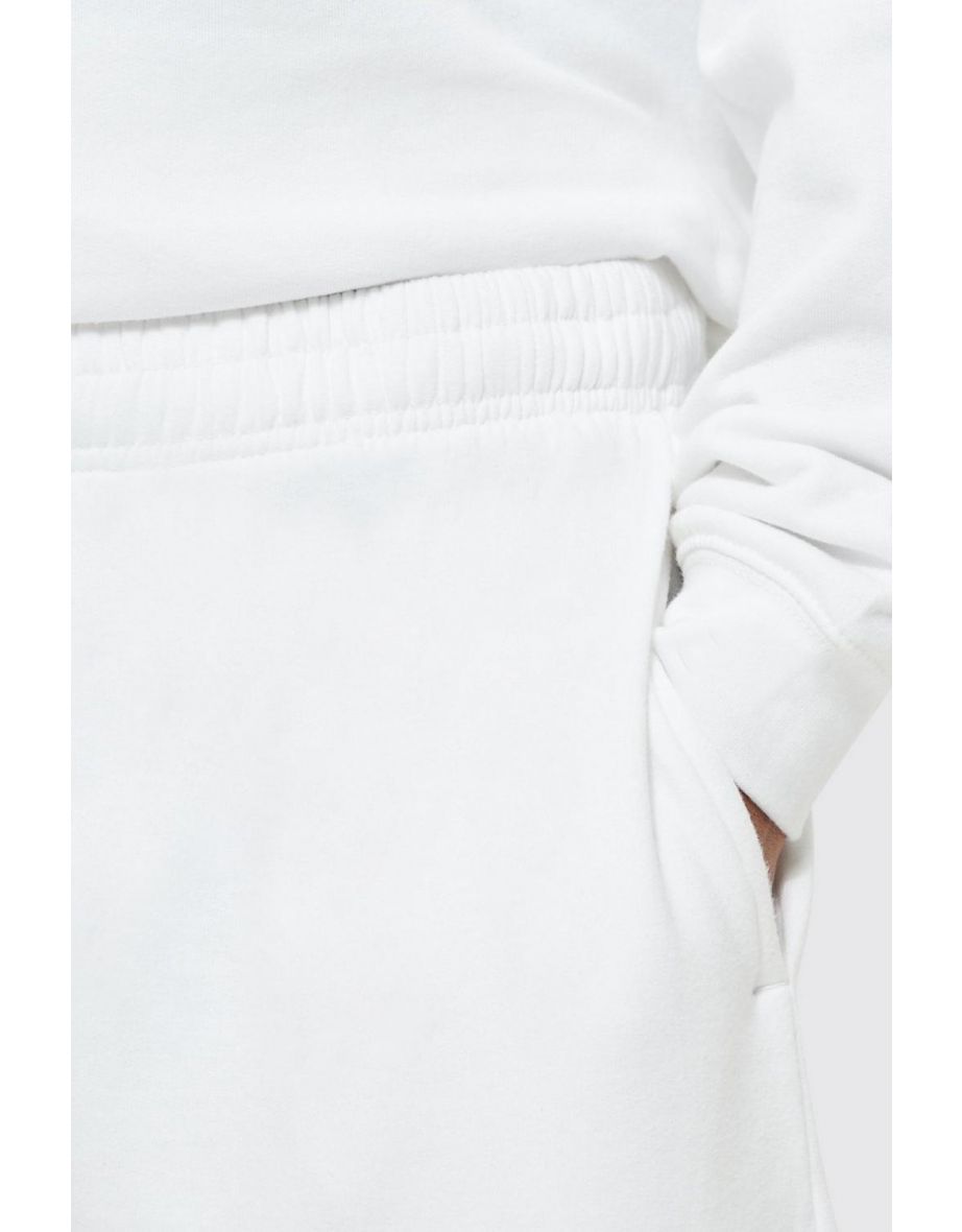 Basic Oversized Fit Jogger - white - 2