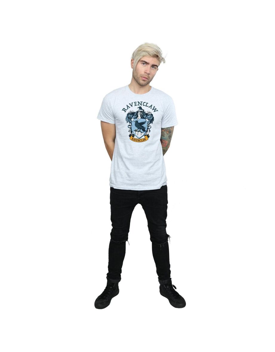 Harry Potter Mens Ravenclaw Cotton T-Shirt - Sports Grey - 3