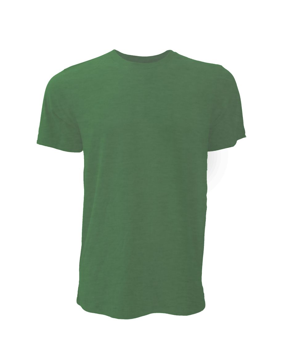 Canvas Unisex Jersey Crew Neck T-Shirt / Mens Short Sleeve T-Shirt - Heather Forest
