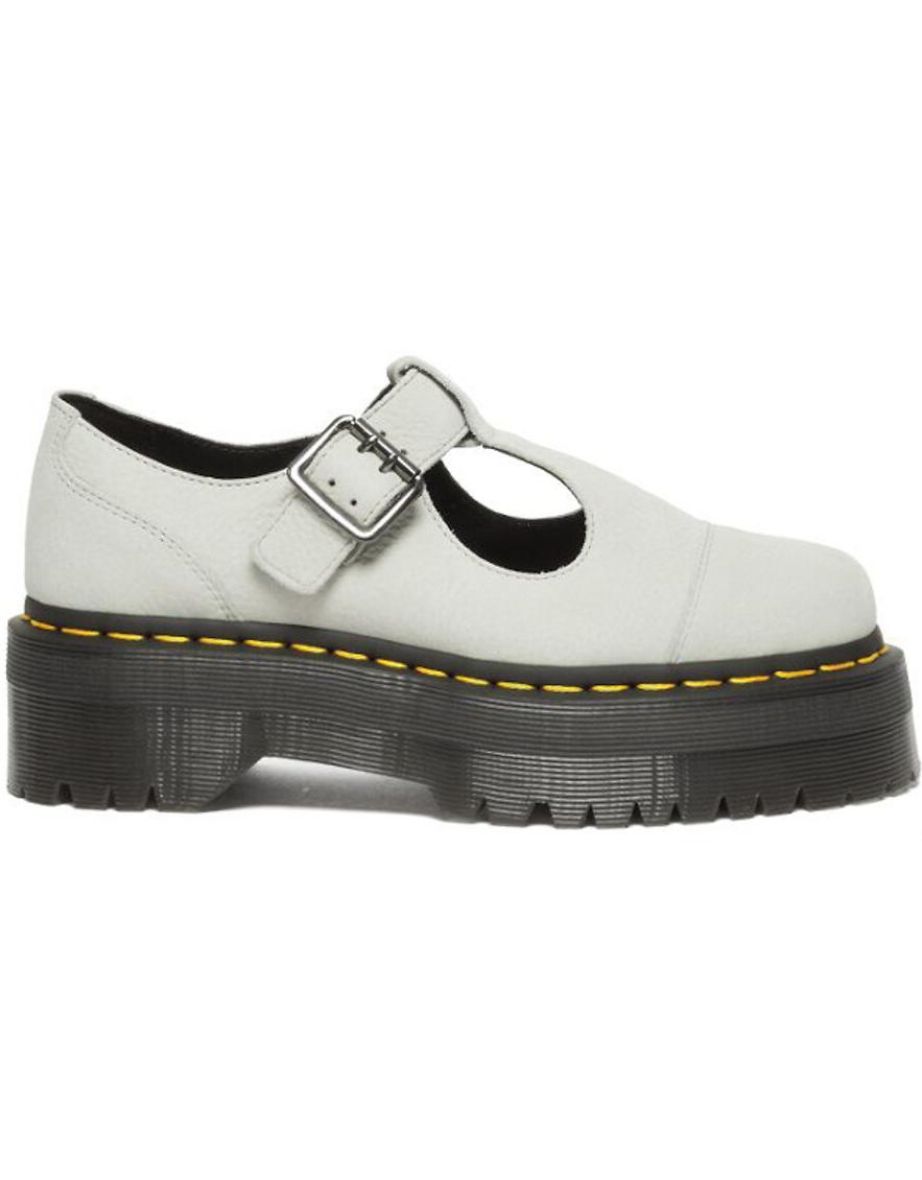 Bethan Tumbled Platform Mary Janes in Nubuck
