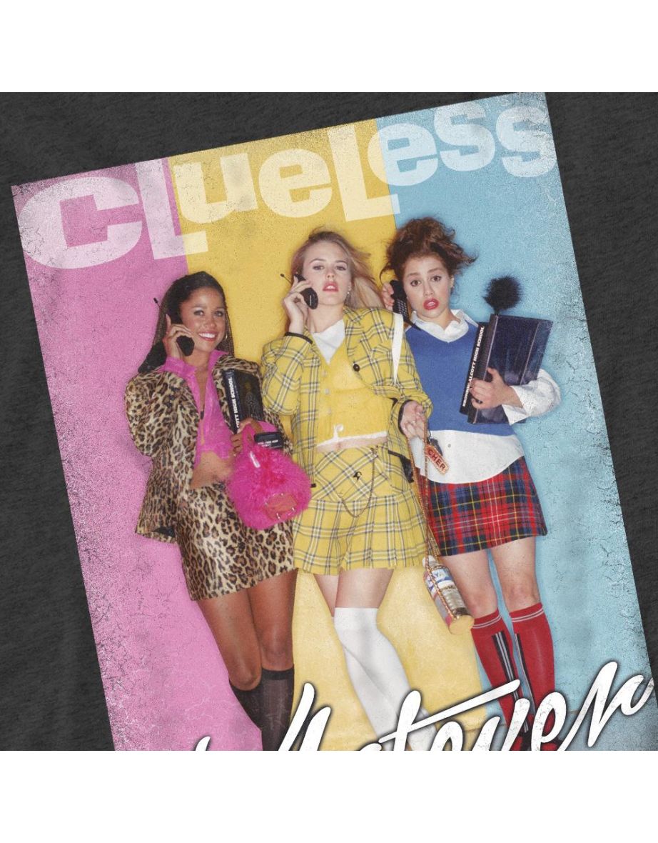 Clueless Unisex Adult Whatever T-Shirt - Charcoal - 3