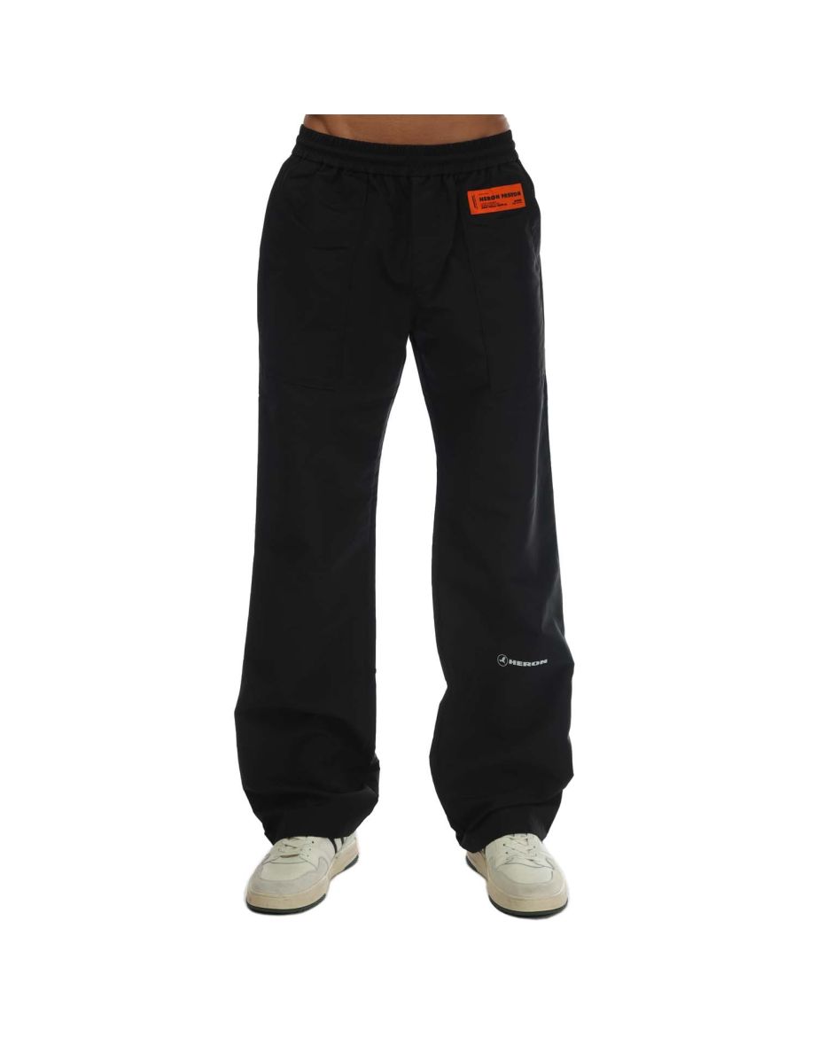 Men's Heron Preston Ex-Ray Heron Nylon Track Pants in Black