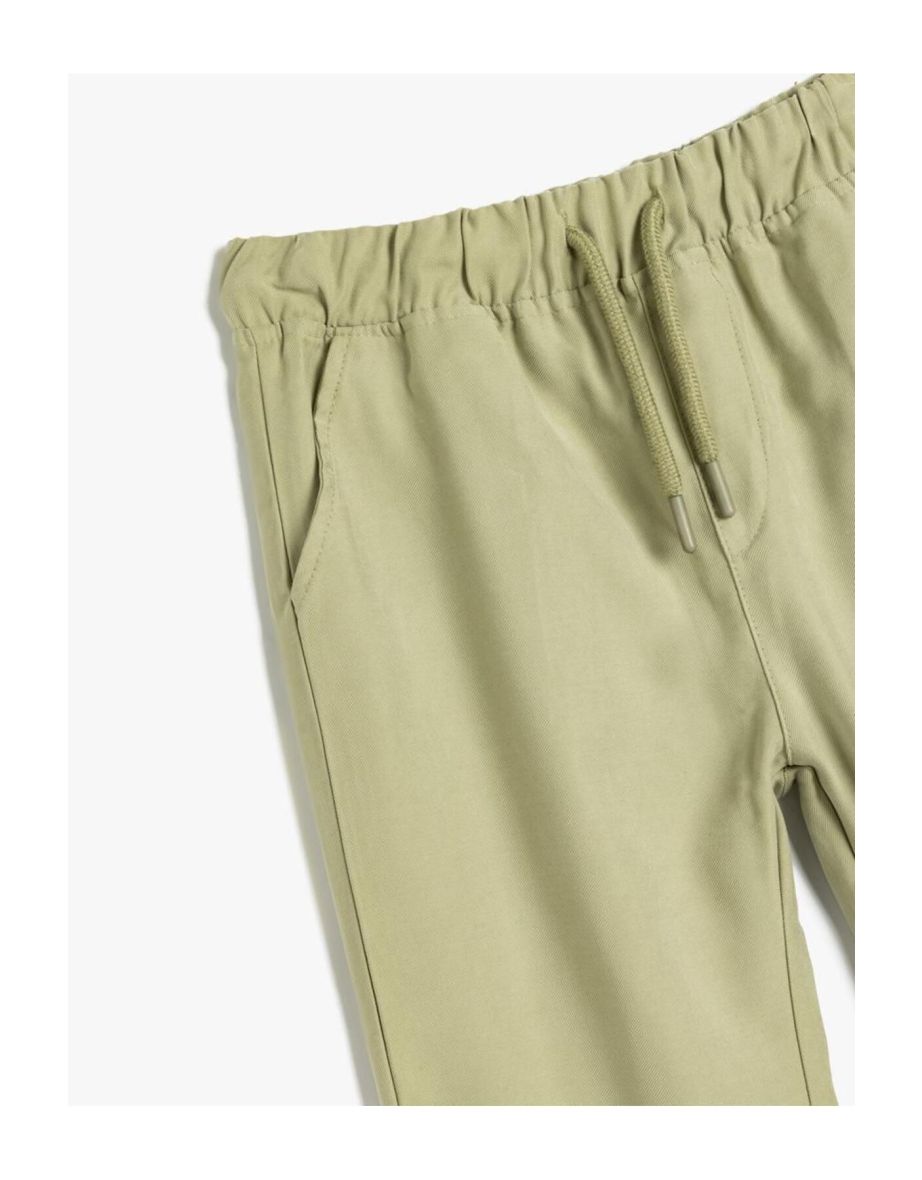 Jogger Pants Pocket Detailed Viscose Fabric - 2