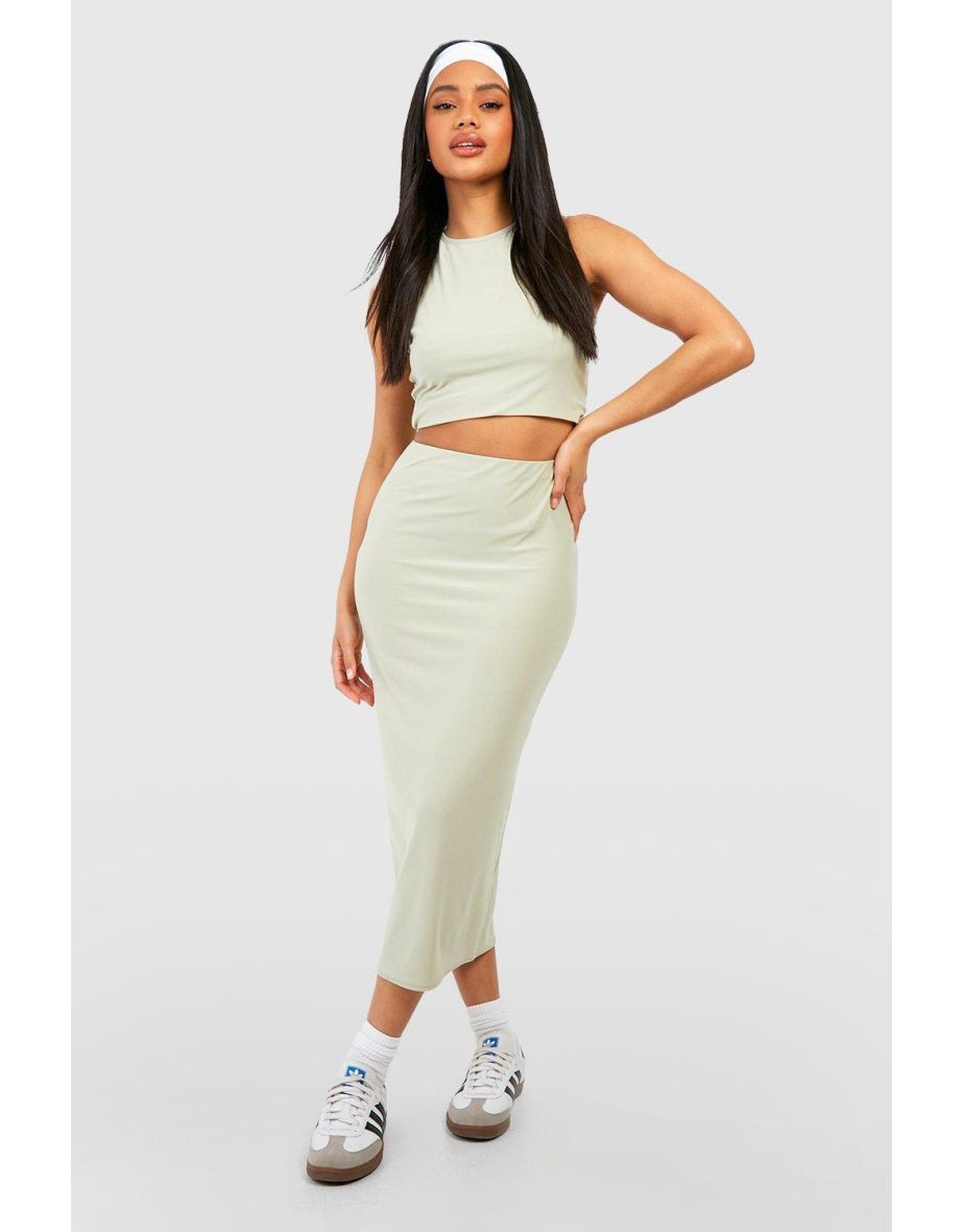 Khaki bandage skirt best sale