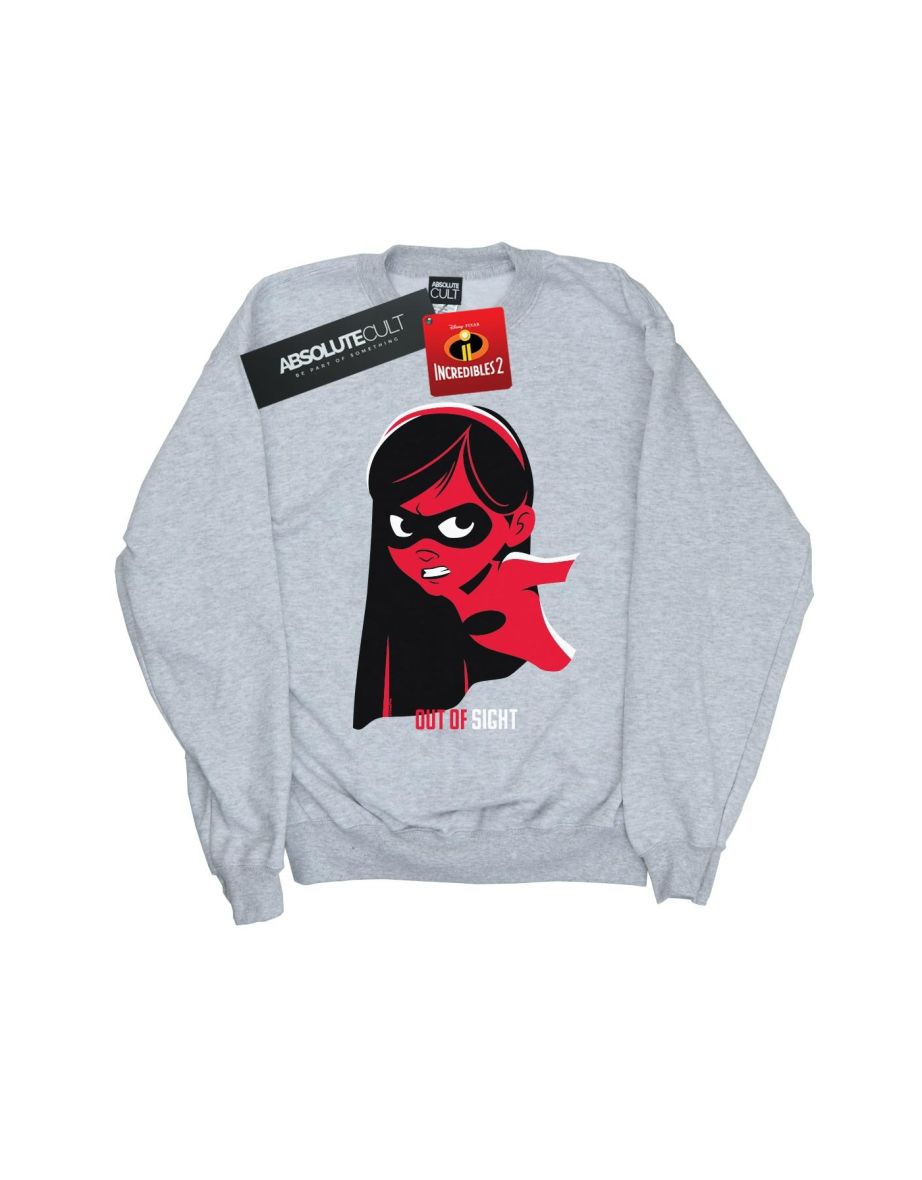 Disney Girls Incredibles 2 Incredible Girl Sweatshirt - Sports Grey