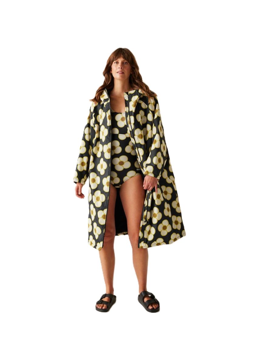 Regatta Womens Orla Kiely Bold Waterproof Fleece Lined Changing Robe - One Size