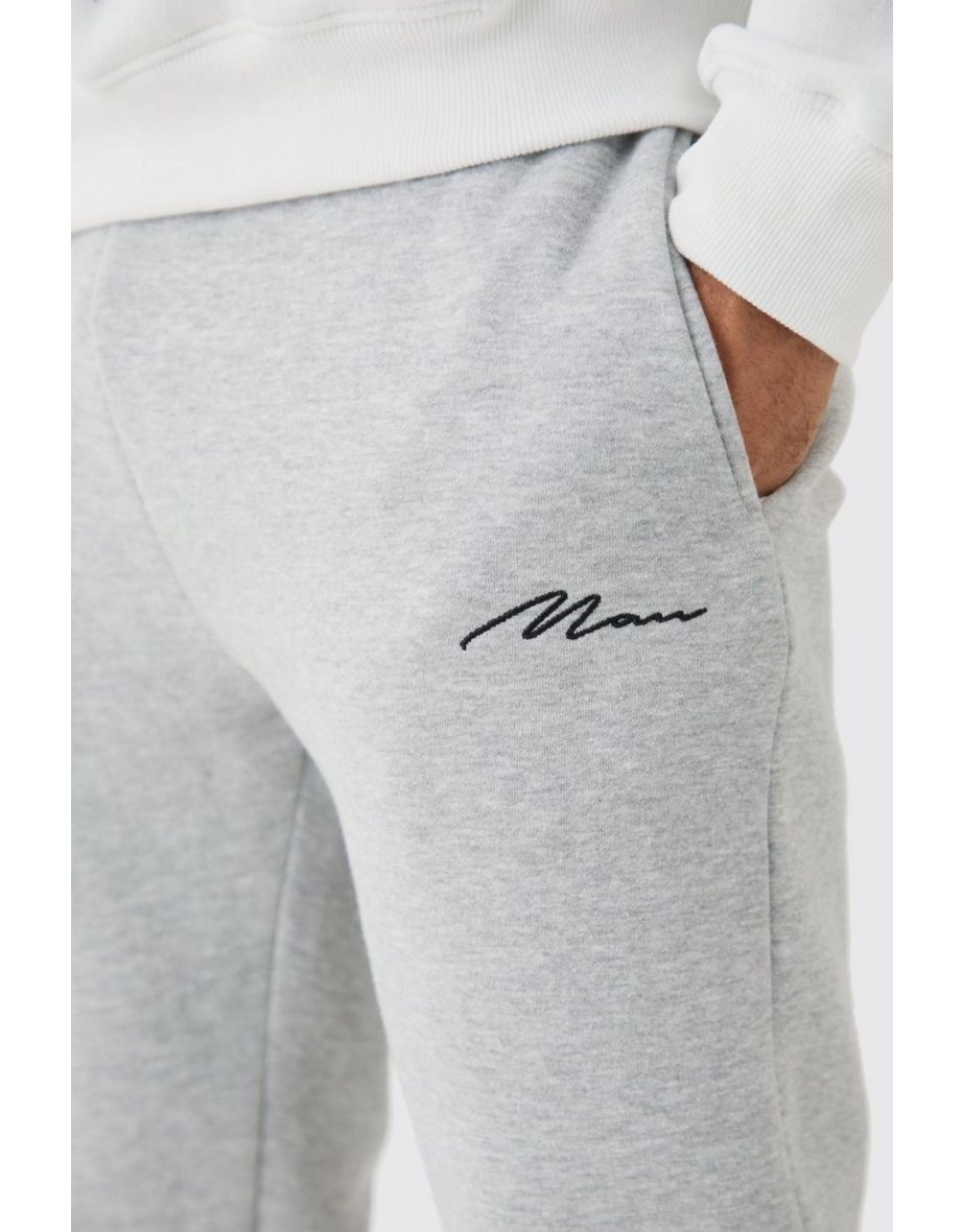 Man Signature Skinny Fit Jogger - grey marl - 2