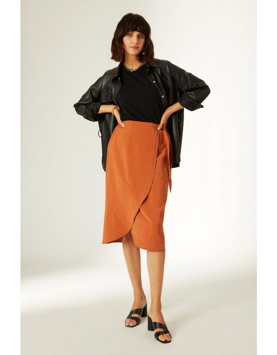 Orange skirt debenhams best sale