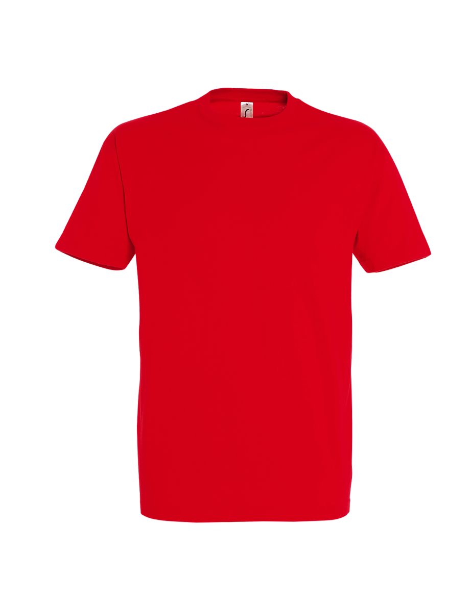 SOLS Mens Imperial Heavyweight Short Sleeve T-Shirt - Red