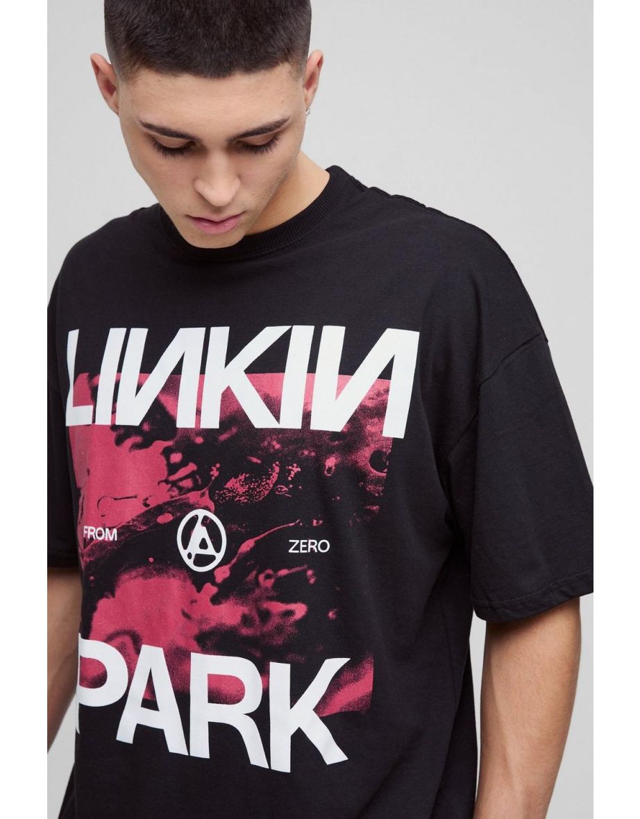 Oversized Linkin Park Band License T-Shirt - black - 2