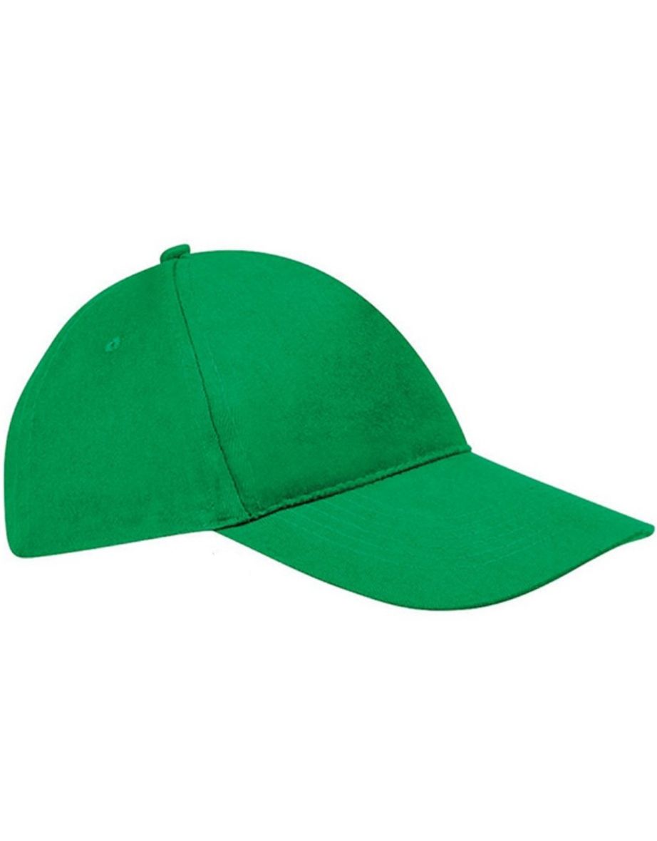 SOLS Unisex Sunny 5 Panel Baseball Cap - Kelly Green