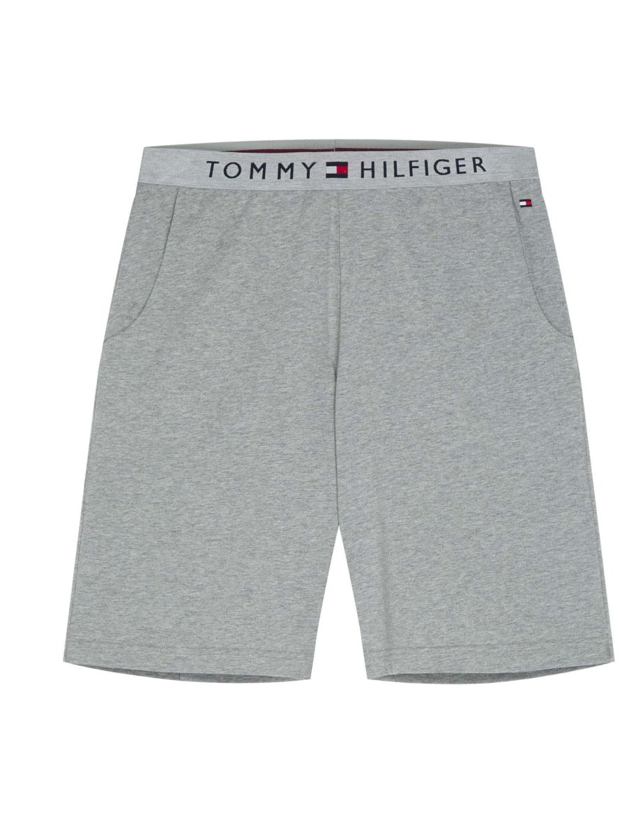 Men's Tommy Hilfiger Jersey Loungewear Shorts in Grey