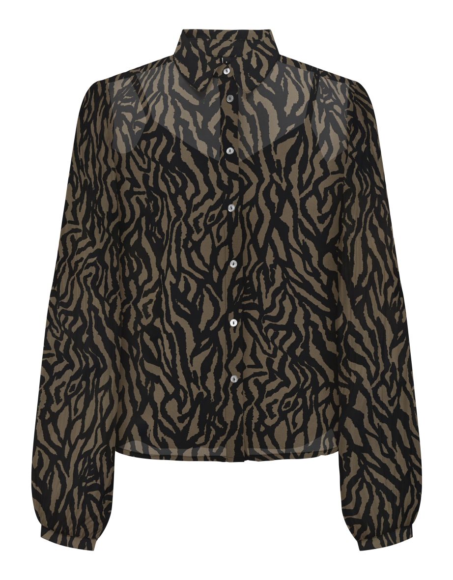 Plisse multicolored shirt