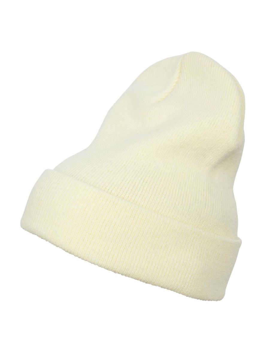 Yupoong Flexfit Unisex Heavyweight Long Beanie Winter Hat - Powdery Yellow