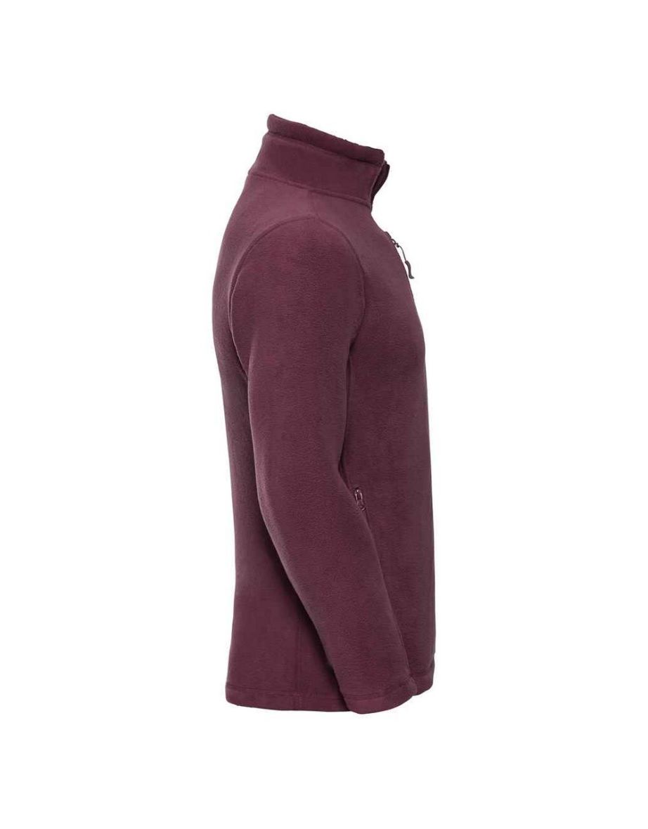 Russell Mens Outdoor Fleece Jacket - Burgundy - 2