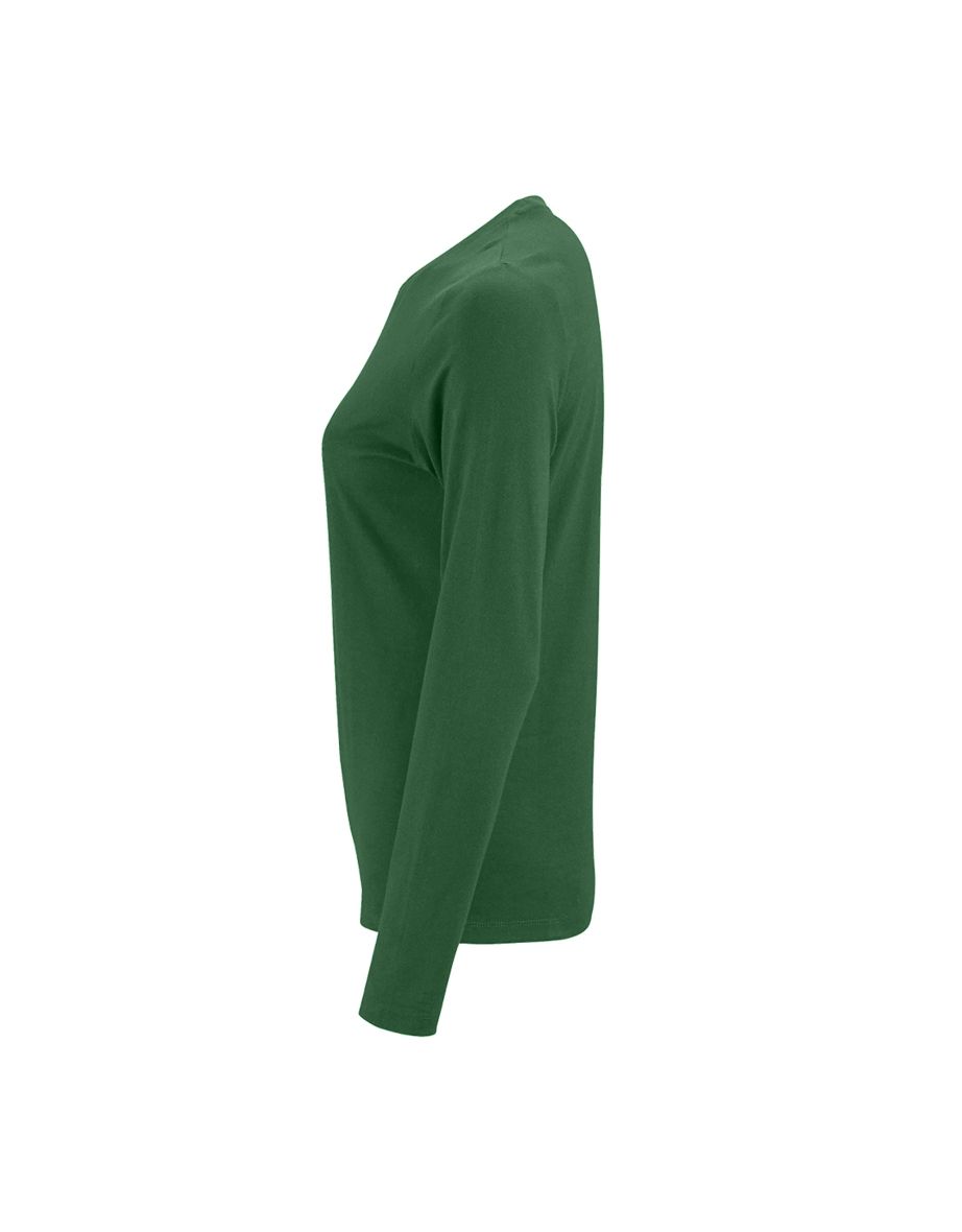 SOLS Womens/Ladies Imperial Long Sleeve T-Shirt - Bottle Green - 2