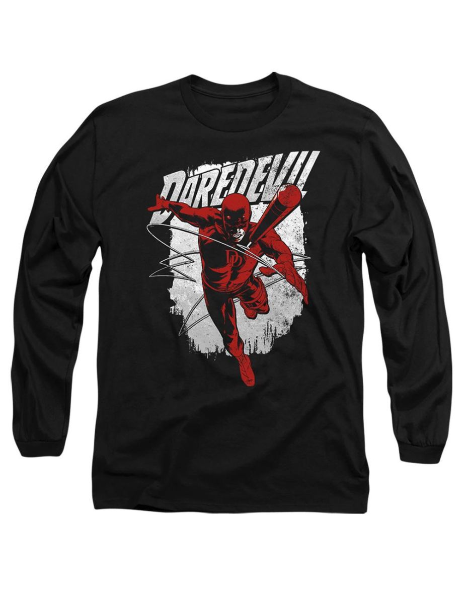 Daredevil   Adult Nunchucks T-Shirt - Black