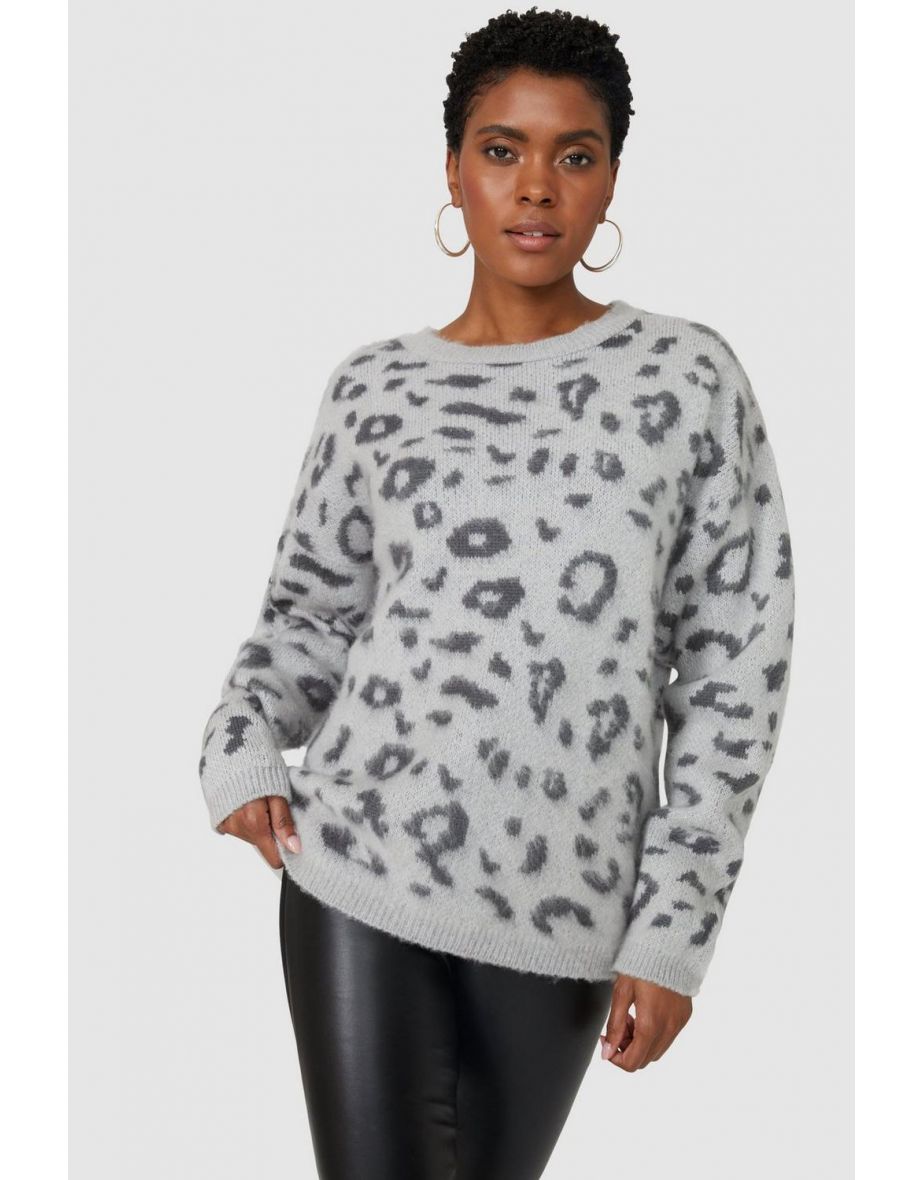 Leopard print jumper debenhams best sale