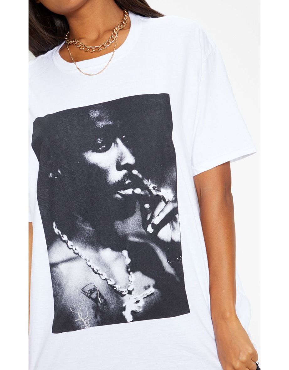 white tupac shirt