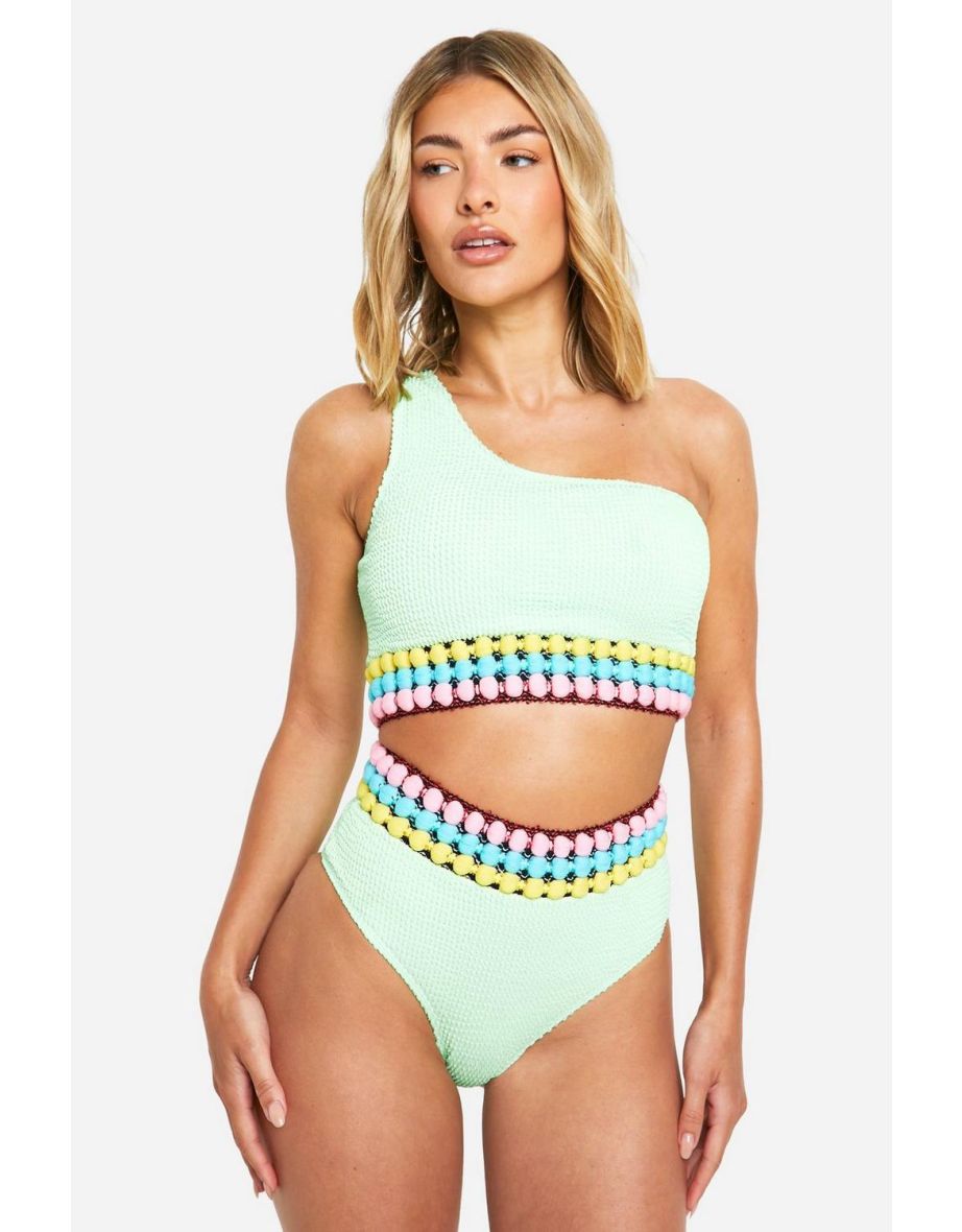 Neon one shoulder bikini online