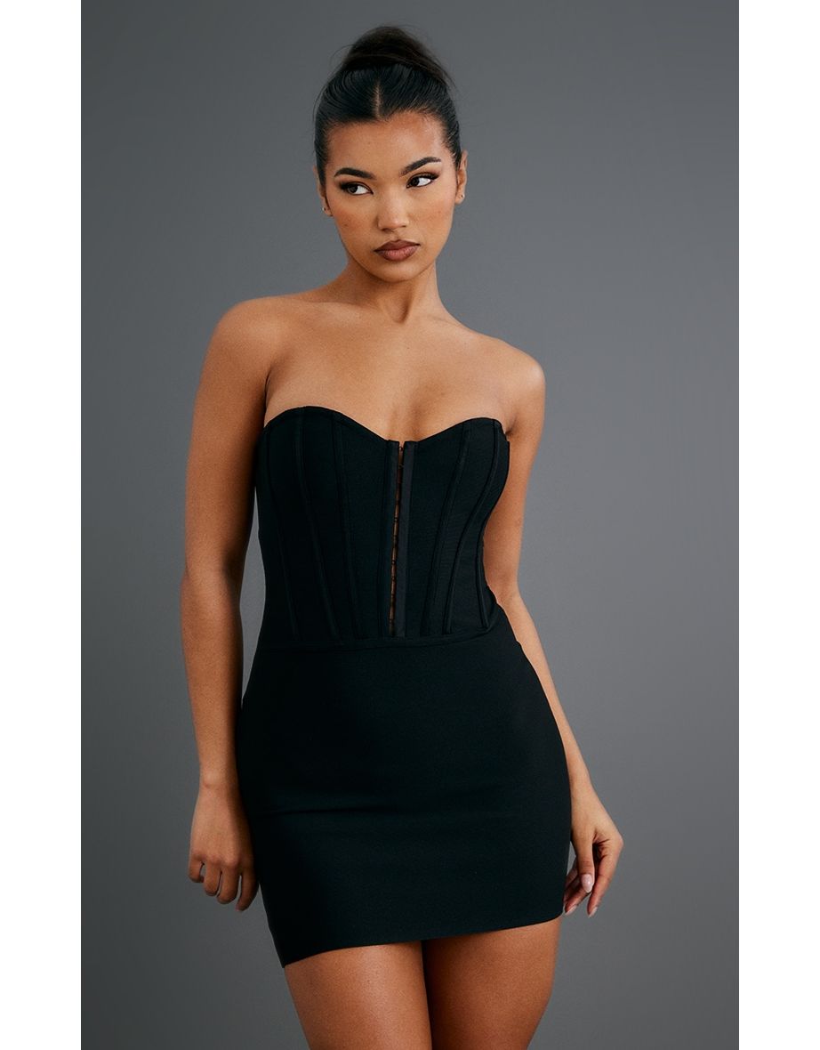 Hook and eye bodycon dress online