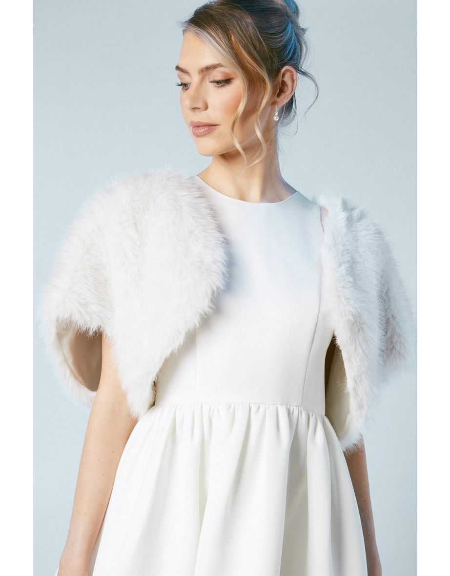 Faux Fur Shrug - 2