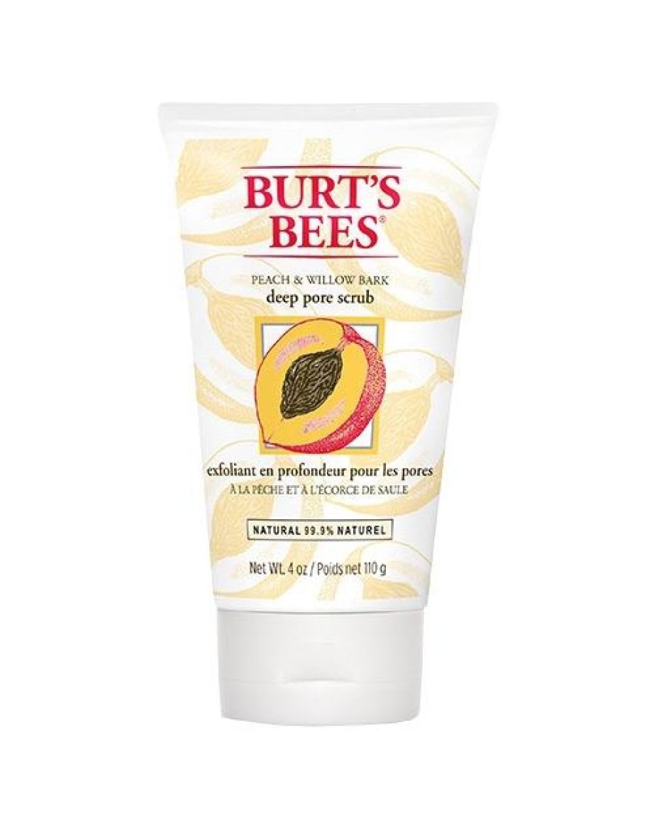 Burt's Bees Peach & Willow Bark Deep Pore Scrub 110g