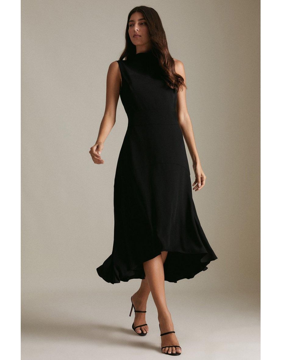 Petite high low clearance dress